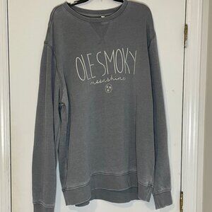 Grey Ole Smoky Moonshine Overside Crewneck